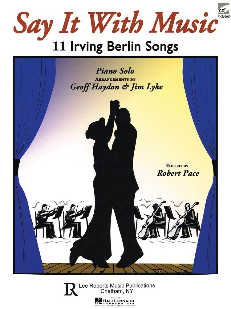 Say It with Music Irving Berlin Piano Sheet Music Play-Along Book CD Pack
