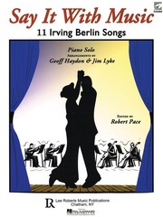 Say It with Music Irving Berlin Piano Sheet Music Play-Along Book CD Pack
