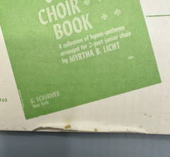 Vintage 1940 Schirmer&rsquo;s Two-Part Chorus for Junior Choir or Female Voices