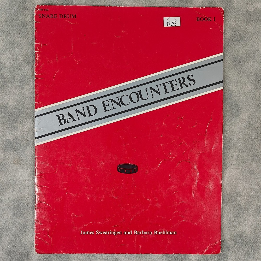 Band Encounters Snare Drum Book 1 Swearingen Buehlman Heritage 1984 BM143 Method