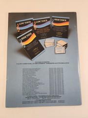Solo for Low Voice Volume 1 Vocal Solos with Accompaniment from Lexicon 1981 VTG