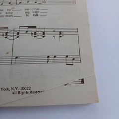 Best Of Bread Songbook For Piano, Vocal and Lyrics Vintage 88 Pages Paperback