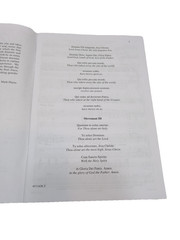 Gloria Sheet Music Song Book SATB Choir Solo Quartet Full Chamber Orchestra M41