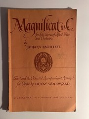 Magnificat In C By Johann Pachelbel Sheet Music For Organ C.C. Birchard & Co.