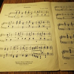 Magnolia Sheet Music N. Louise Wright G. Schirmer 1939 Piano Solo