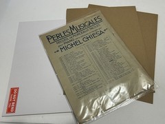 Vintage Ricordi PERLES MUSICALES Michel Chiesa Piano Sheet Music c.1910 Rare