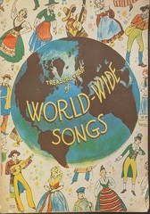1936 TREASURE CHEST OF WORLD-WIDE SONGS Songbook Sheet Music Children&rsquo;s