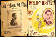 1921 VTG Lot of 5 Sheet Lyrics Words Music Eddie Cantor