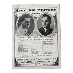 I May Be Wrong Sheet Music Murray Anderson Almanac Yesterday Today Tomorrow 1929