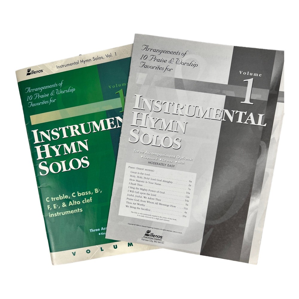 Instrumental Hymn Solos Vol. 1-Lillenas-C,Bflat,F, Eflat & Alto Clef instruments