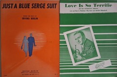 Lot of 40 Vintage 1940s Sheet Music Pieces All G or VG Pkg 1