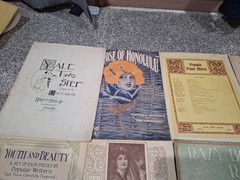 Lot of 22 Vintage Sheet Music Song Books Folio&rsquo;s Late 1800s, Early 1900s 2A