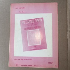 This Guy&rsquo;s in Love With You Vintage 1968 Sheet Music Burt Bacharach Hal David M9
