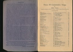 Vtg 1926 Twice 55 Community Songs For Male Voice Blue Book C.C Birchard & Co