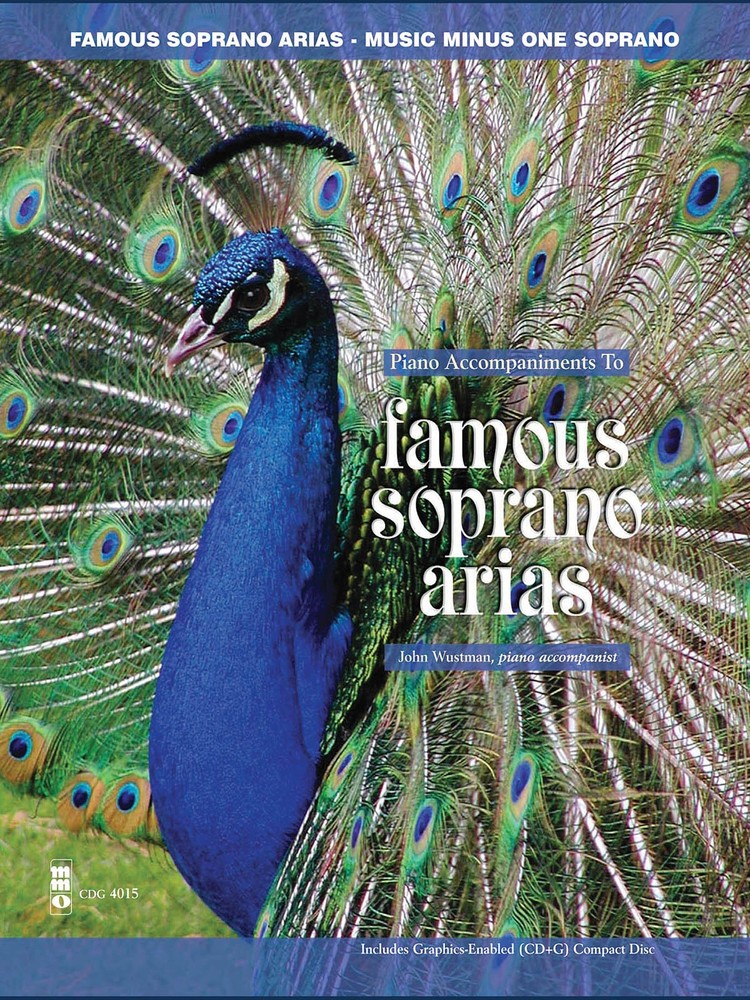 Famous Soprano Arias Vocal Sheet Music Minus One Sing-Along Book CD Pack