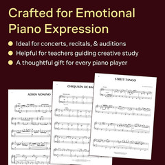 Astor Piazzolla Piano Collection | Tango Sheet Music Book for Solo Piano | Latin