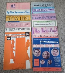Vintage 1930 1920 Sheet Music Irving Berlin Inc. Various Artists Lot Of 12