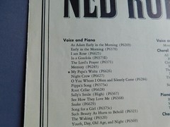 Pippa&rsquo;s Song – Ned Rorem / Robert Browning – 1963 sheet music High Voice, Piano