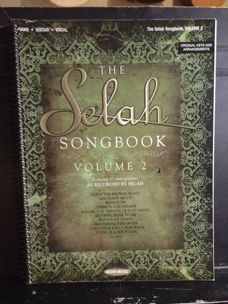Selah Songbook Volume 2 Piano Guitar Lyrics Photos Spiral Bound Christian VG