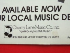 Ballerina Girl Sheet Music Lionel Richie Piano 1986 Cherry Lane USA SELLER