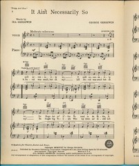 GERSHWIN: PORGY & BESS 3 Shts, Plenty O Nuttin, Ain&rsquo;t Necessarily So, Summertime