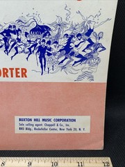 Vintage Cole Porter Can Can Easy to Play Piano Buxton Hill Rockefeller Center