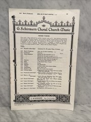 Jesu Joy Of Man’s Desiring Mixed Voices Schirmer&rsquo;s Choral Church Music 1940