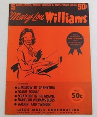 Mary Lou Williams~BarrelHouse, Boogie Woogie & Blues Piano Solos Music Book 1941