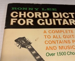 Vintage 1967 Guitar Chord Dictionary Ronny Lee Beacon Music Co Ridgefield NJ USA