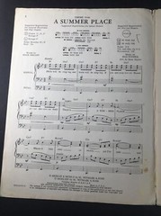 Max Steiner, arr Russ Taylor: Theme from a Summer Place, Organ (Witmark)