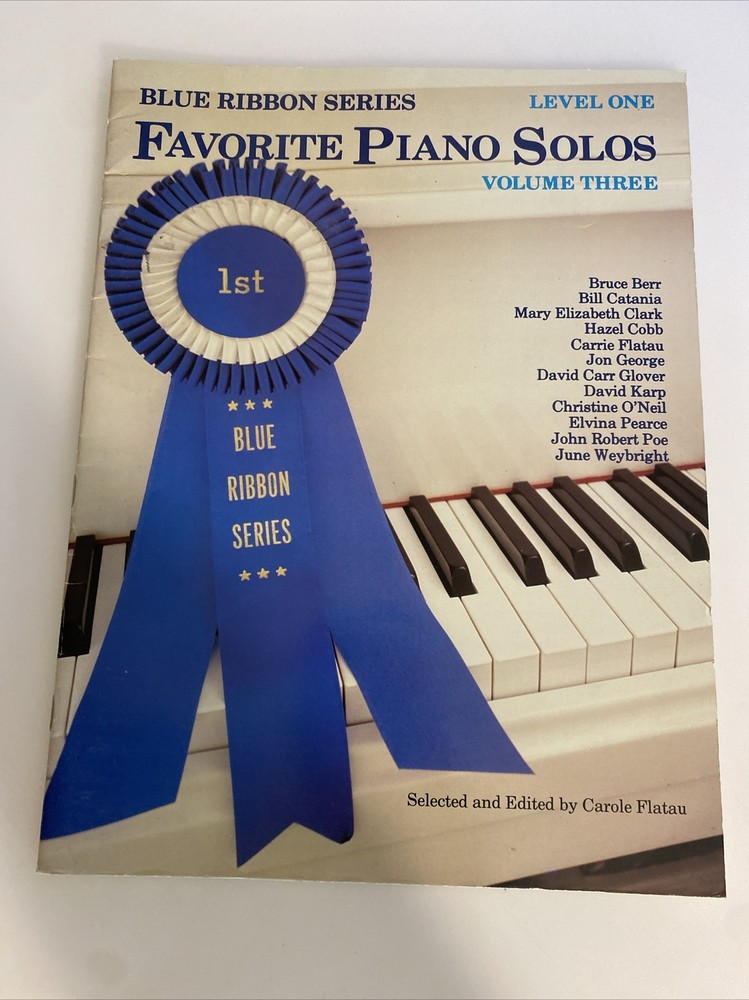 BELWIN Blue Ribbon Series: Favorite Piano Solos, Level 1, Volume 3 abr