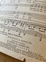Begin the Beguine (Spanish & English) – Cole Porter – Sheet Music 1941