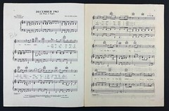 1975 December 1963 What A Night Four Seasons Piano Vocal Vintage Sheet Music