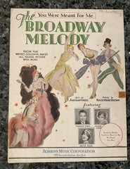 Antique Sheet Music “You Were Meant For Me” Broadway Melody 1929