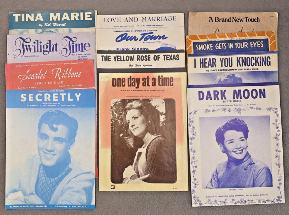 Lot 11 Sheet Music Words Love and Marriage Sinatra Pop Musicals 1950&rsquo;s 1960&rsquo;s