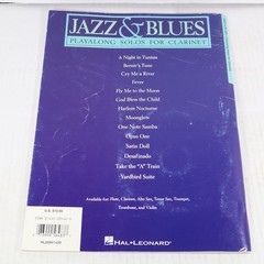 Hal Leonard Jazz Blues Playalong Solos Clarinet Book/Online Audio