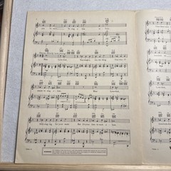 VTG Sheet Music 1940 “Blue Lovebird” 20th Century-Fox film Lillian Russell