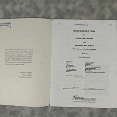 Band Encounters Snare Drum Book 1 Swearingen Buehlman Heritage 1984 BM143 Method