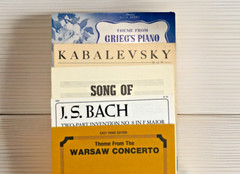 Lot of 5 ~ Piano Solo ~ Sheet Music ~ Various Titles