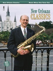 New Orleans Classics Tenor Sax Jazz Sheet Music Minus One Play-Along Book CD