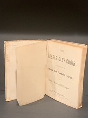 The Treble Clef Choir A Collection Of Music For Female Voices 1894 Song Book