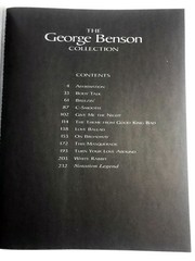 GEORGE BENSON COLLECTION BAND SCORE issued in JAPAN GUITAR TAB