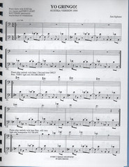 YO GRINGO! Austria Version – 1999/À. Egilsson – for 2 Basses w/light Percussion