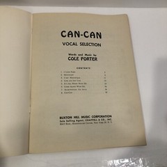 Sheet Music Book, Cole Porter&rsquo;s Can-Can Vocal Selection (circa 1953)