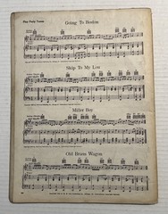 Lot Of 12 Vintage Song Books/Sheet Music- 1930’s-1940’s – Western, Country, Folk