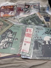 Vintage 1910&rsquo;s-1940&rsquo;s Large Sheet Music Lot Of 220+ Mainly early, Rag WW1 girls