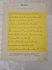 Beatles Michelle Sheet Music by Lennon & McCartney – Maclean Music 1965