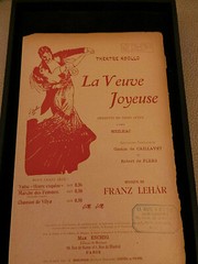 La Veuve Joyeuse Music by Franz Lehar at Theatre Apollo Max Eschig Paris 1909 VG