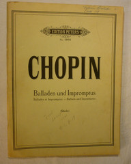 Edition Peters Chopin Balladen und Impromptus S3