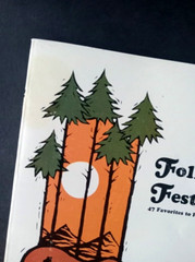 Vintage 1967 Folksong Festival Music Book for Piano & Guitar 47 Songs Softcover